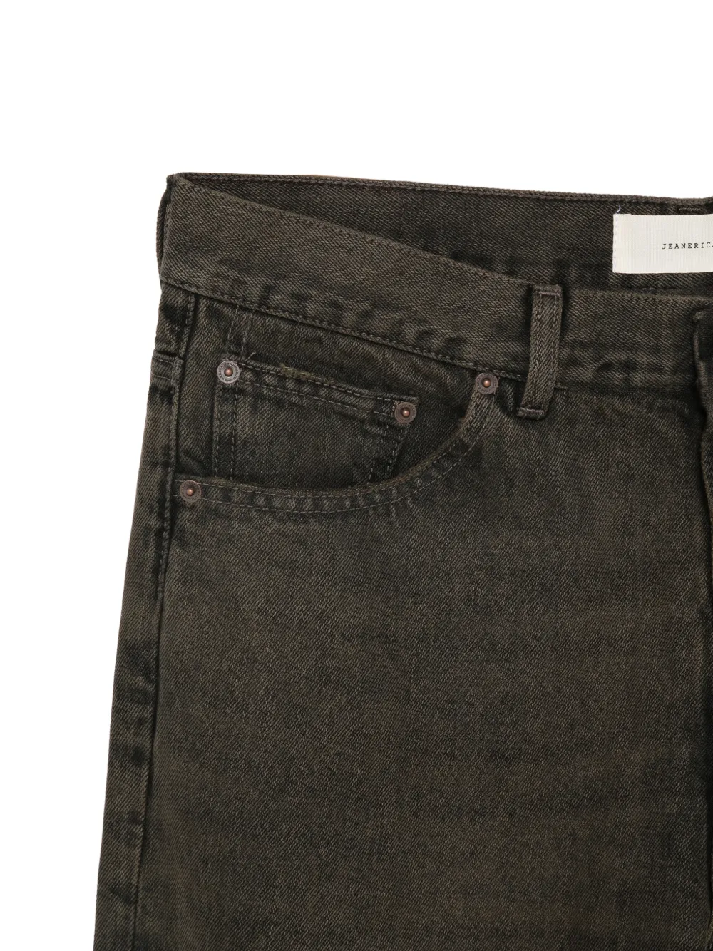 Jeanerica Straight jeans met vervaagd effect Bruin