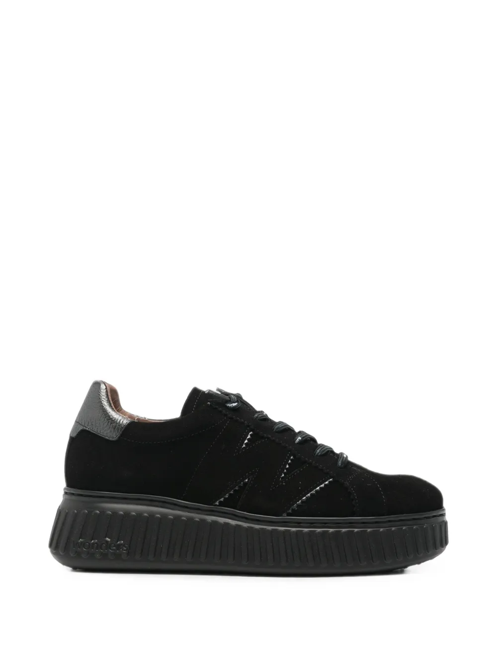 wonders platform suede sneakers