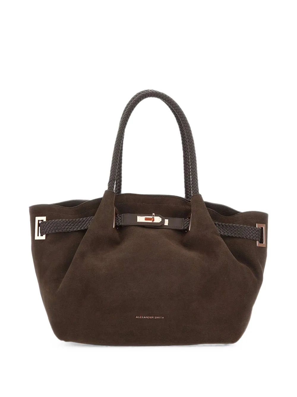 Alexander Smith L Brooke Woven-insert Tote Bag In Brown
