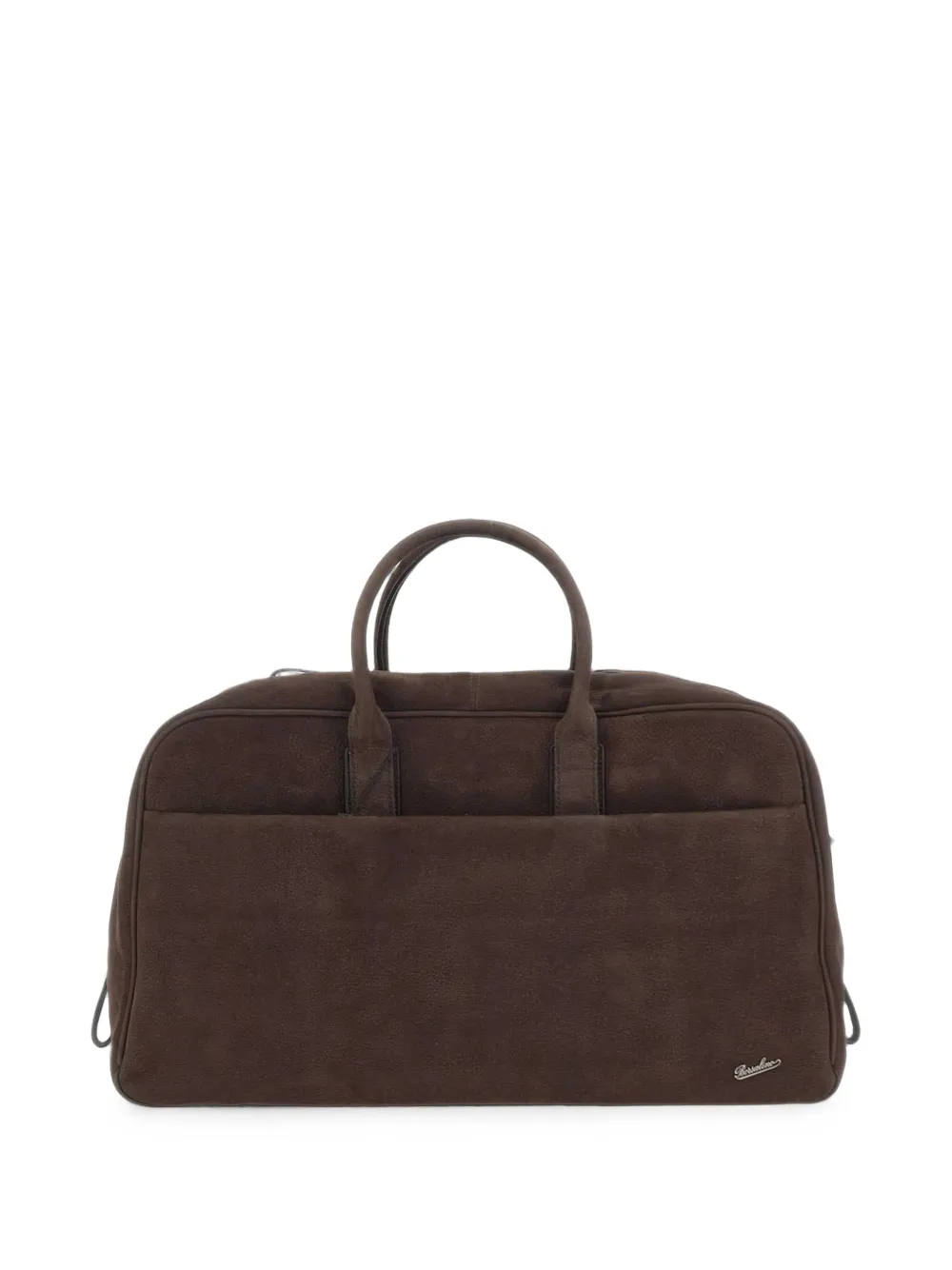 Borsalino Duffeltas met twee draagmogelijkheden Bruin