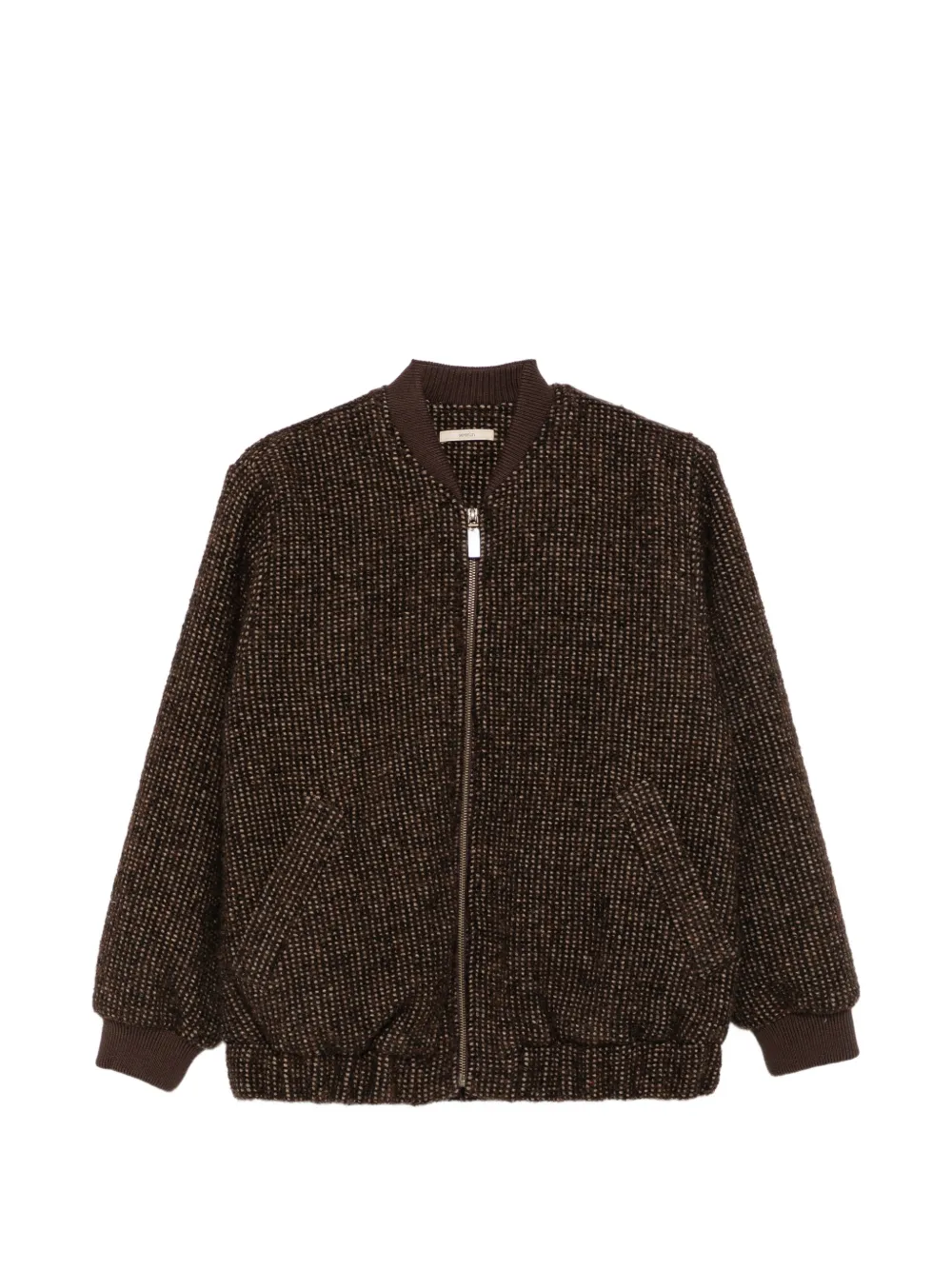 Sessùn Heavelyn tweed-effect zip-up jacket