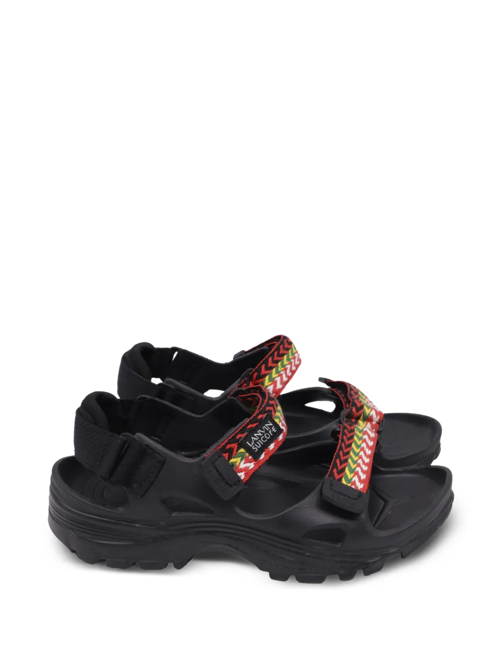 Lanvin Pre-Owned x Suicoke sandales Wake Curb - Noir Lanvin Pre-Owned x Suicoke sandales Wake Curb - Noir