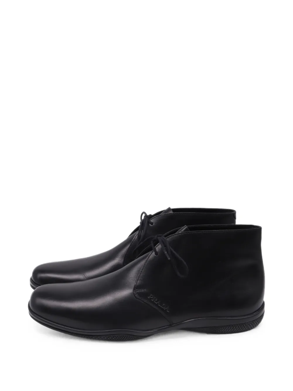 Prada Pre-Owned Toblach Schnürstiefel - Schwarz