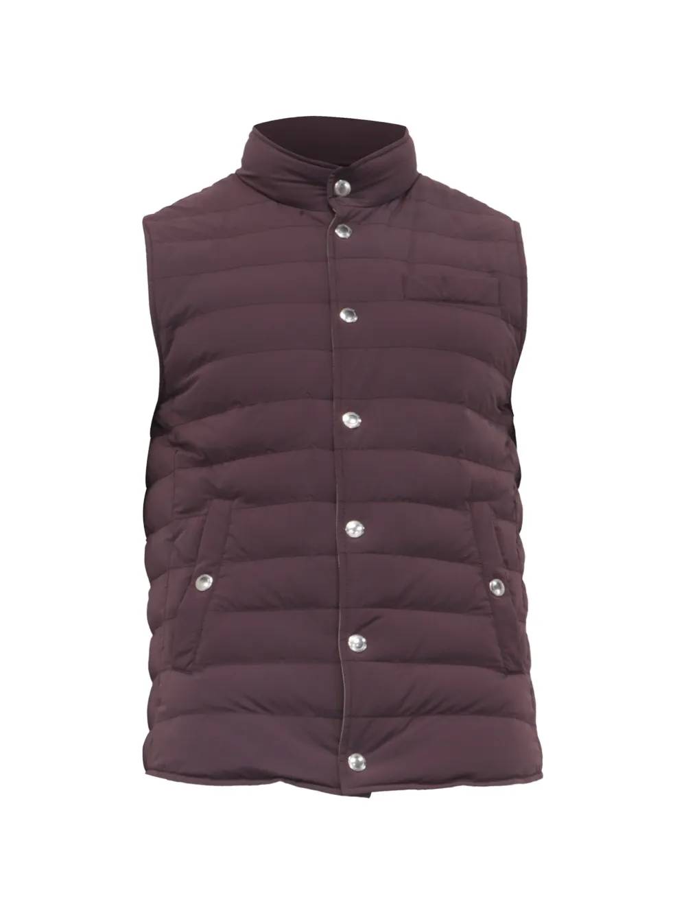 Brunello Cucinelli Vintage 2021 quilted puffer vest - Marrone