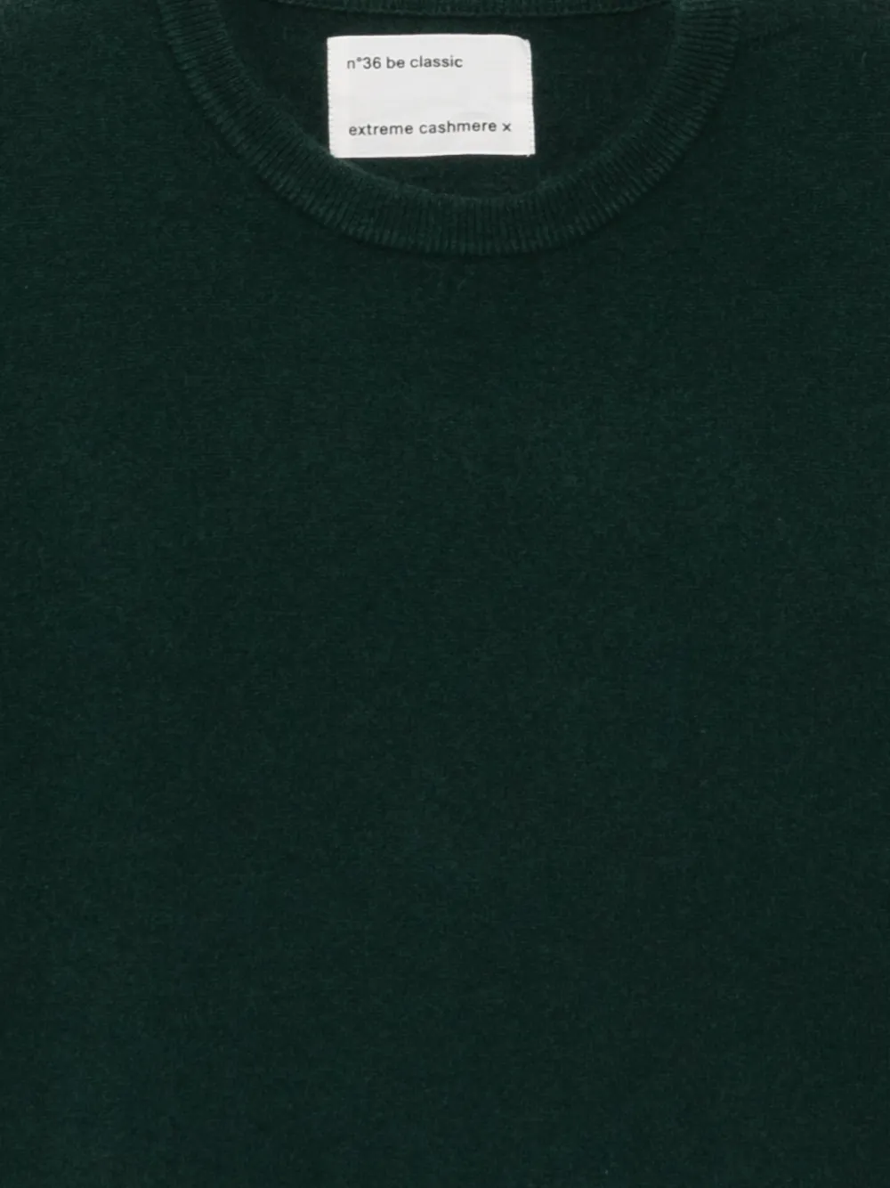 extreme cashmere Be Classic sweater Groen