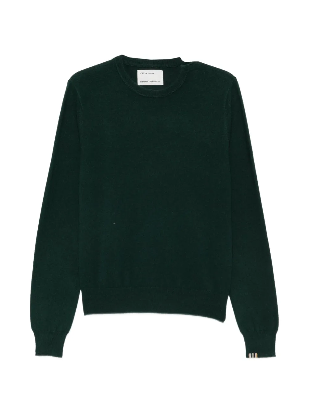 Extreme cashmere Be Classic sweater Groen