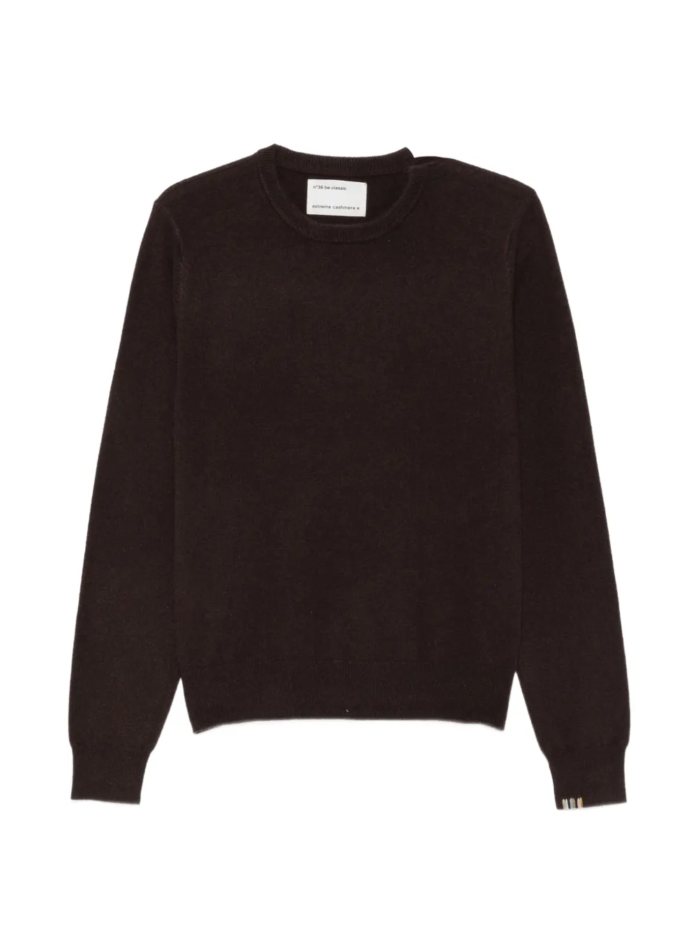 Extreme cashmere Be Classic crew-neck sweater Bruin
