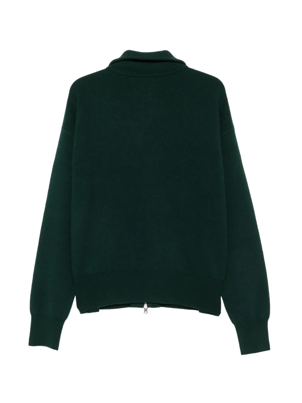 extreme cashmere Xtra Out zip-up cardigan Groen