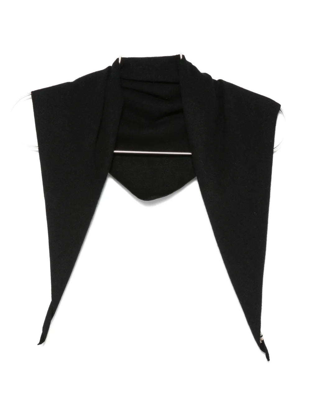 extreme cashmere Bandana knit scarf Zwart