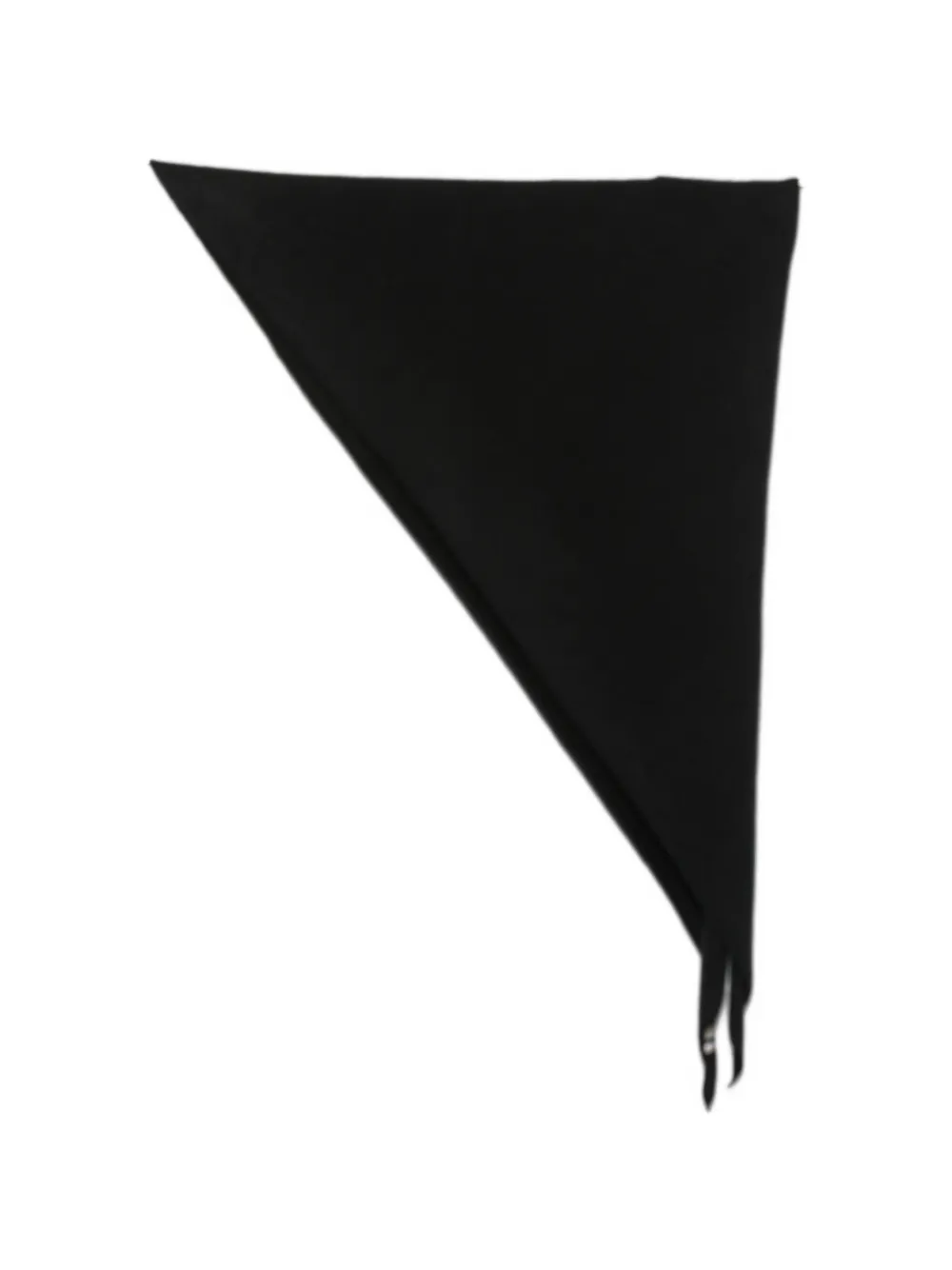Extreme cashmere Bandana knit scarf Zwart
