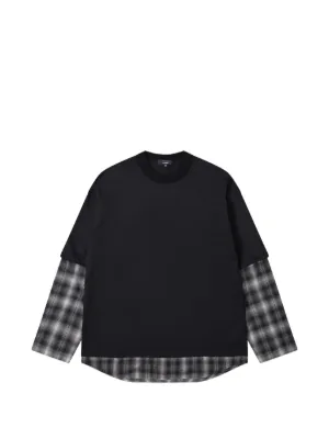 Sacai バイカラー Tシャツ | ブラック | FARFETCH JP