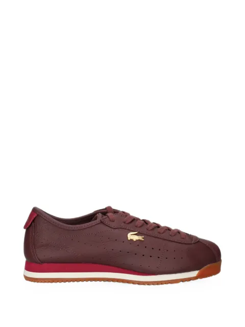 Lacoste logo-plaque perforated sneakers