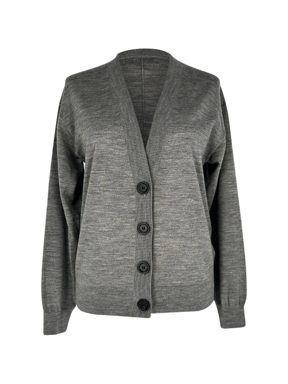 Burberry Pre-Owned Cardigan mit Vintage Check - Grau