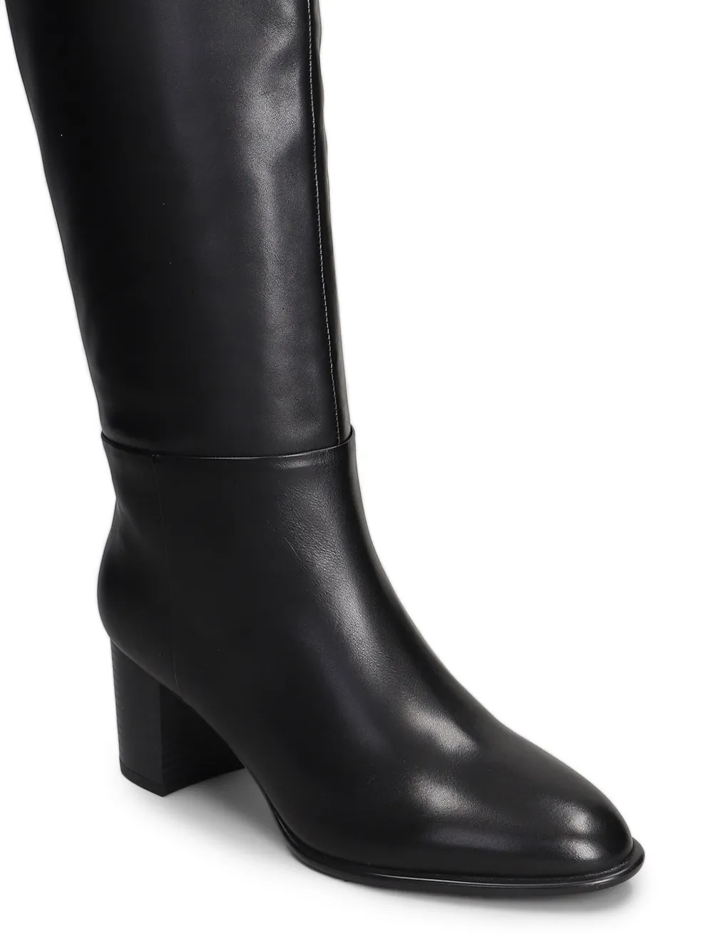 Bibi Lou Biarritz Booties knee-high leather boots Zwart