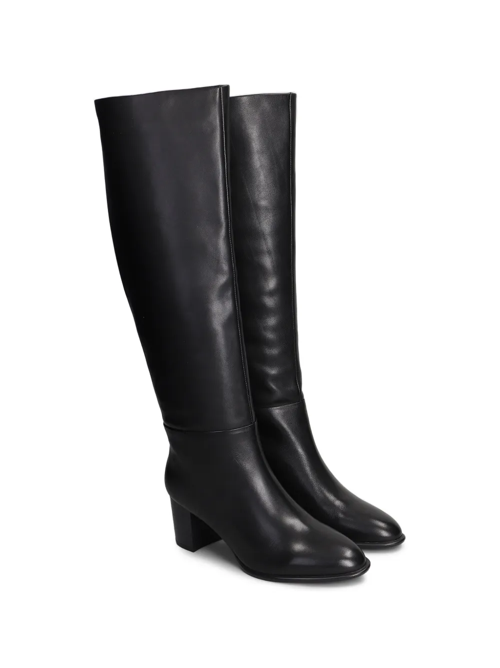 Bibi Lou Biarritz Booties knee-high leather boots Zwart