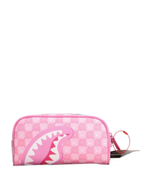 Sprayground check-print make-up bag