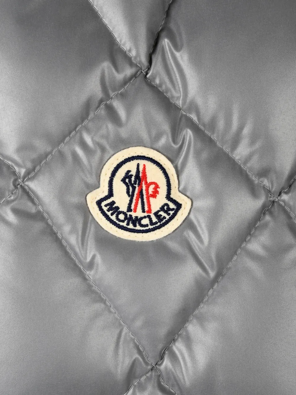 Moncler quilted hooded gilet Grijs