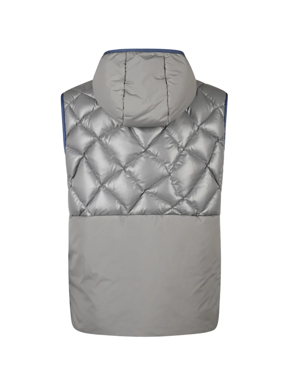 Moncler quilted hooded gilet Grijs
