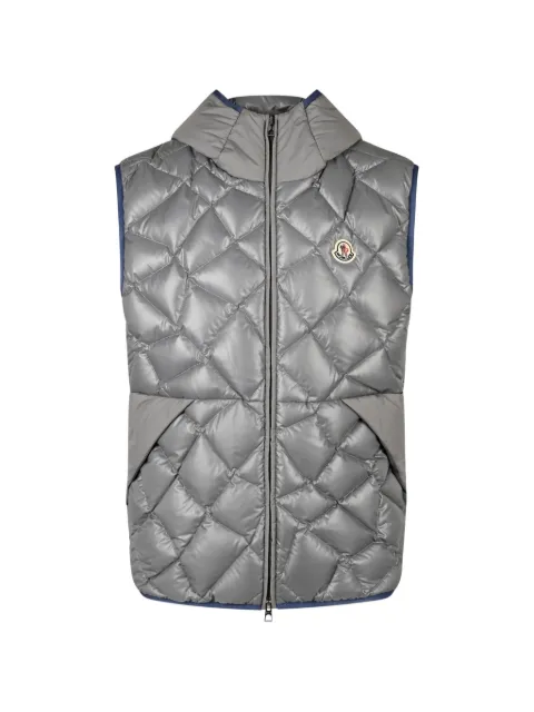 Moncler quilted hooded gilet