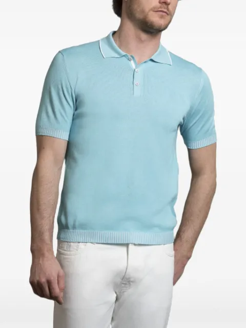 Moorer short-sleeved polo shirt