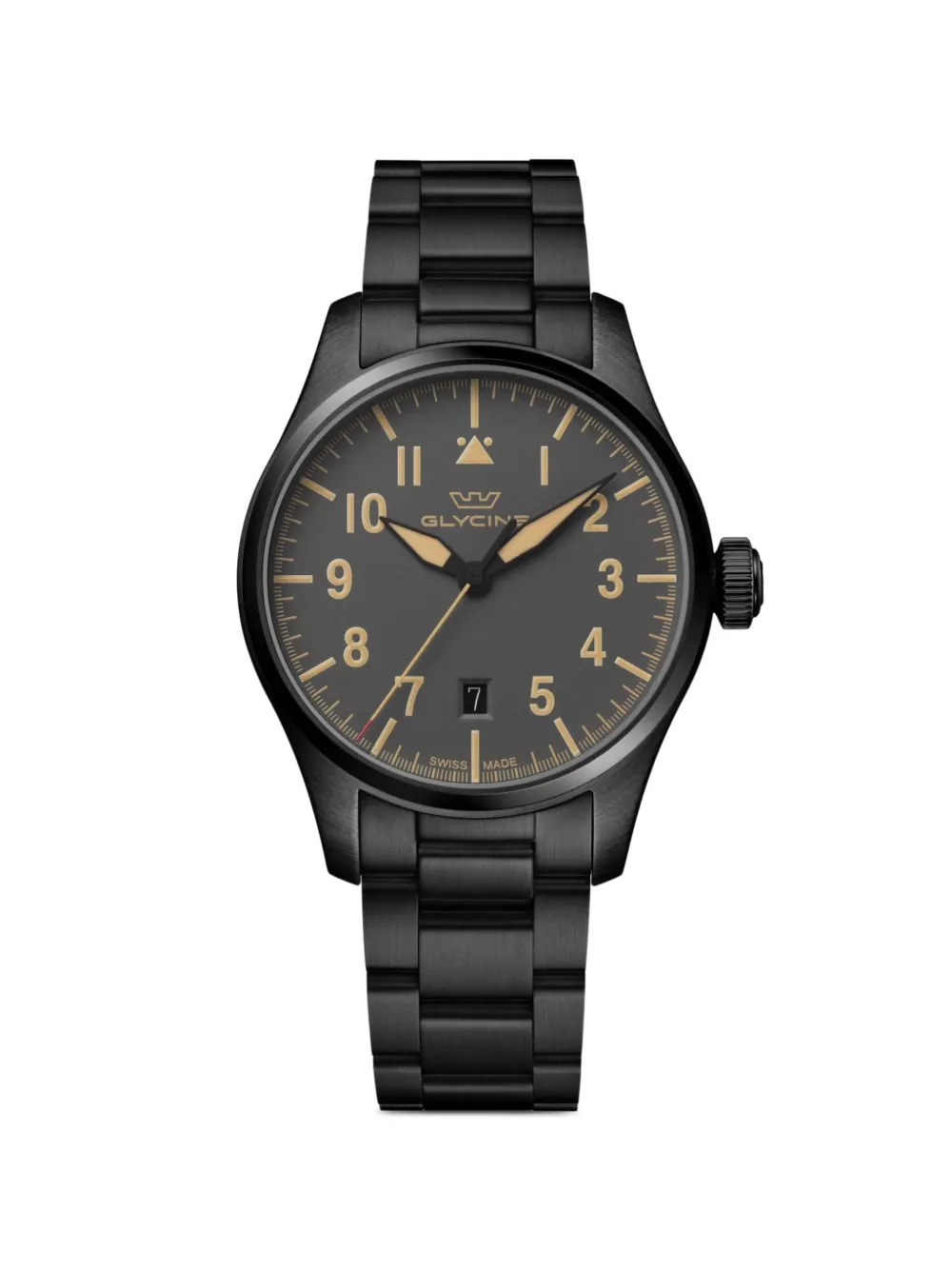 Glycine Airpilot 41mm watch - Nero
