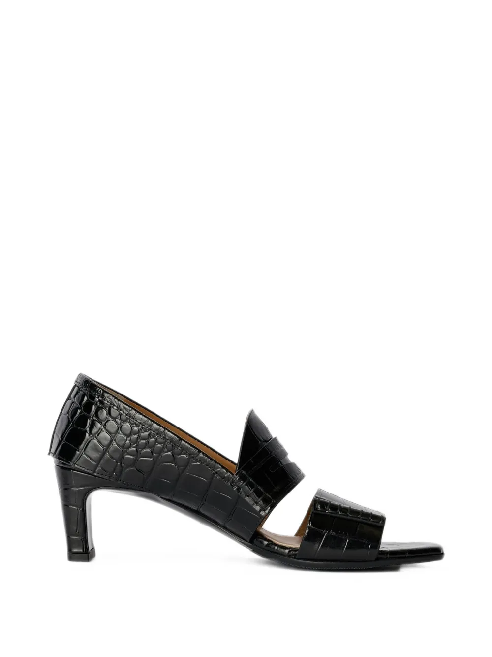 OUR LEGACY Court bull-hide sandals - Schwarz