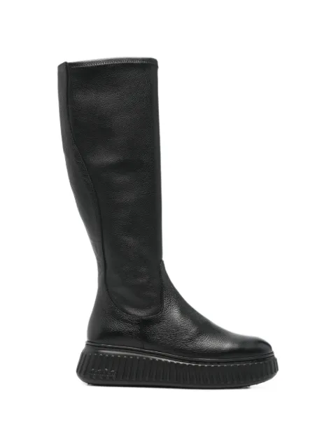 wonders grained leather boots