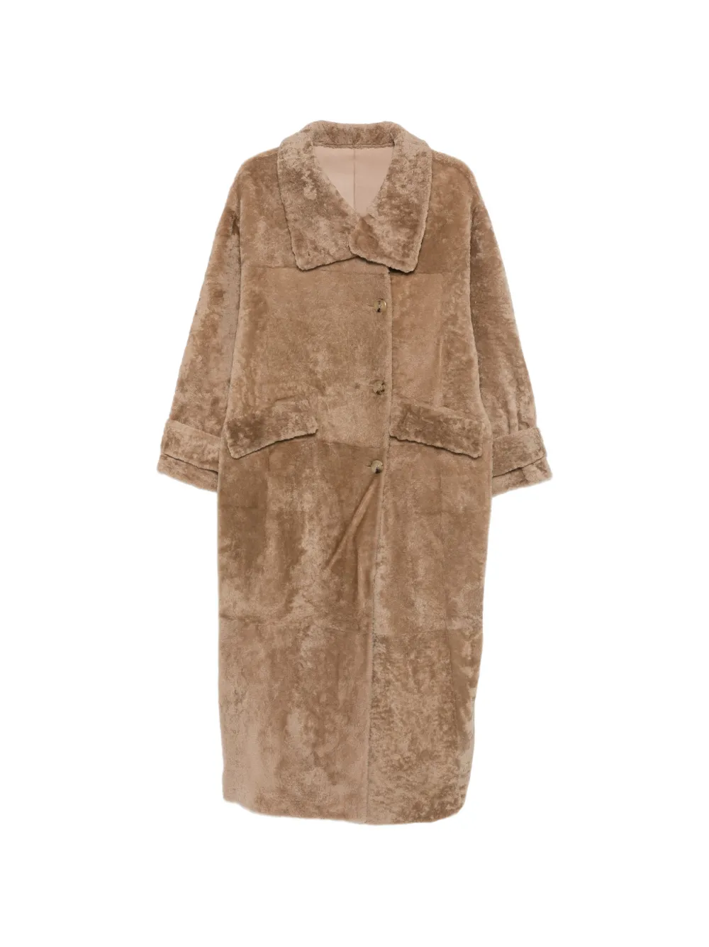 Blancha Cappotto in shearling - Toni neutri