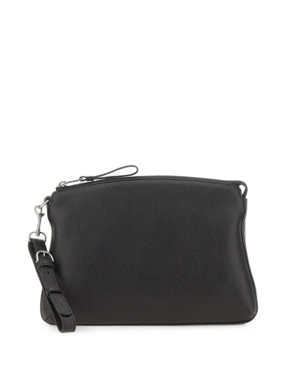 Borsalino Clutch met polsband Zwart
