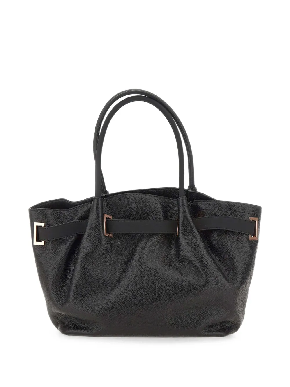 Alexander Smith L Brooke embossed-logo tote bag Zwart