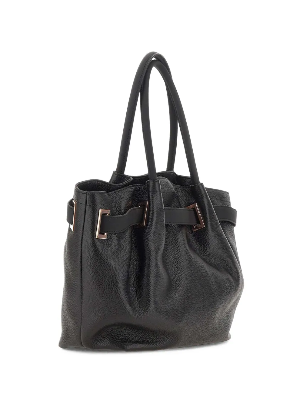 Alexander Smith L Brooke embossed-logo tote bag Zwart