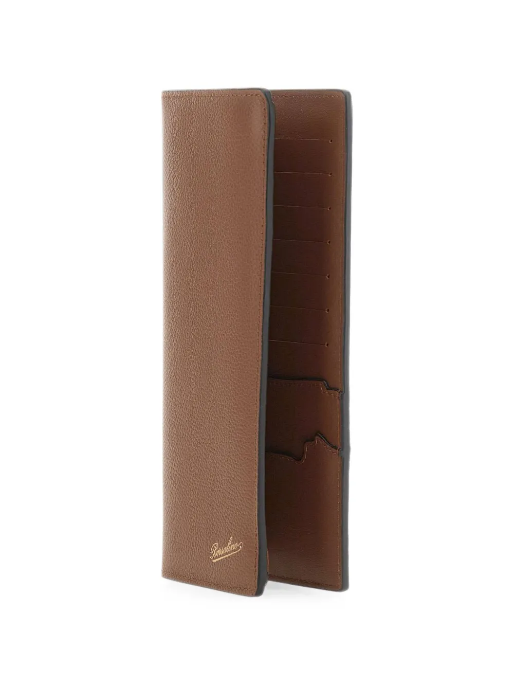Borsalino logo-embossed bifold wallet Bruin