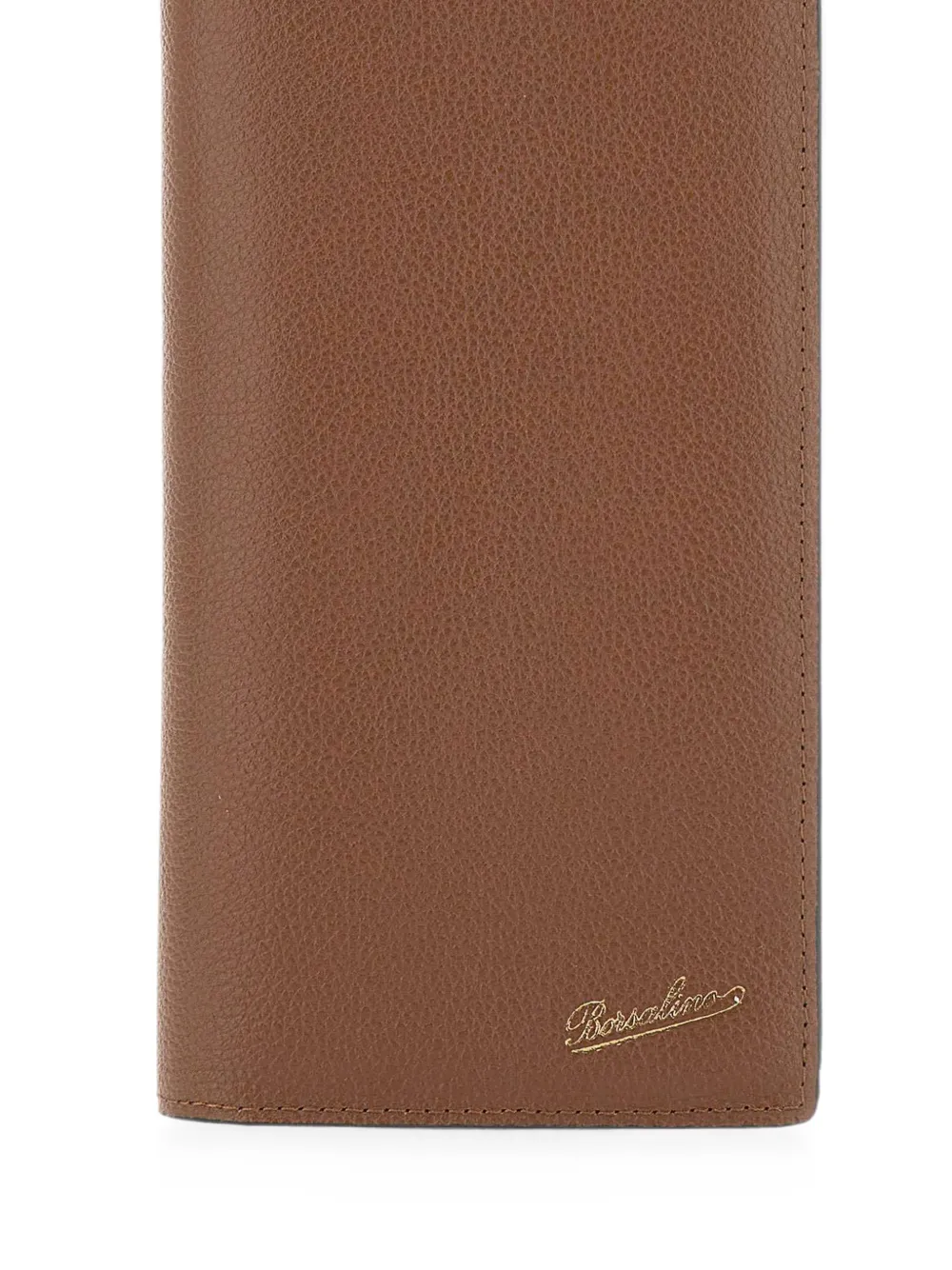 Borsalino logo-embossed bifold wallet Bruin