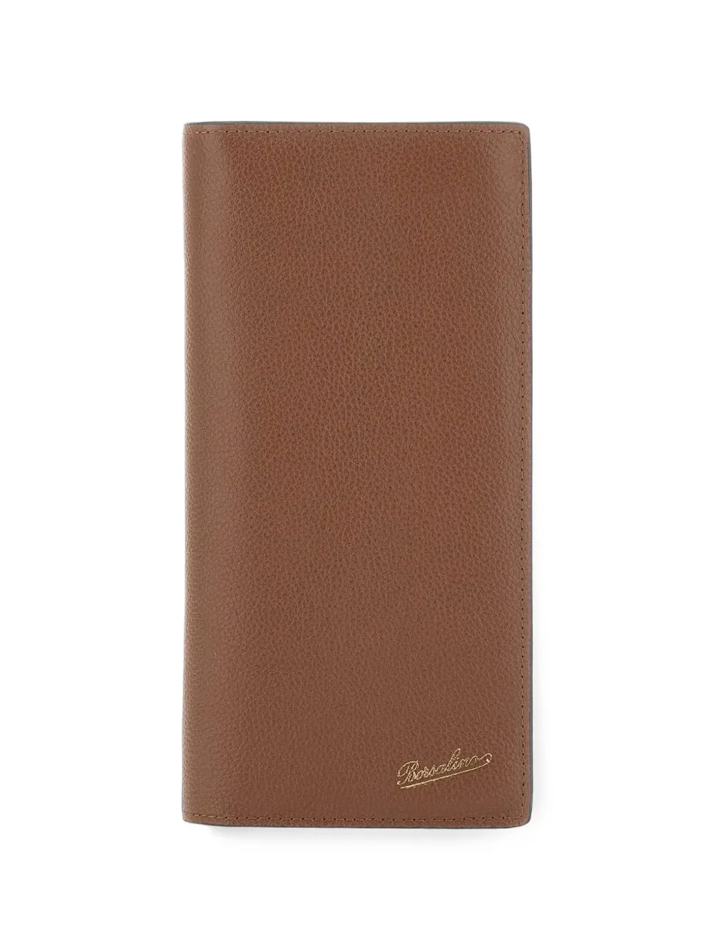 Borsalino logo-embossed bifold wallet - Marrone