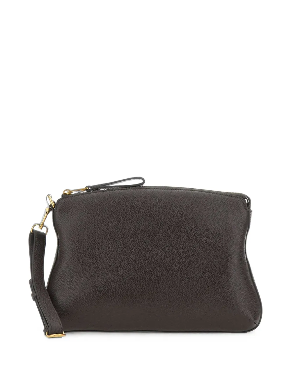 Borsalino Clutch met polsband Bruin