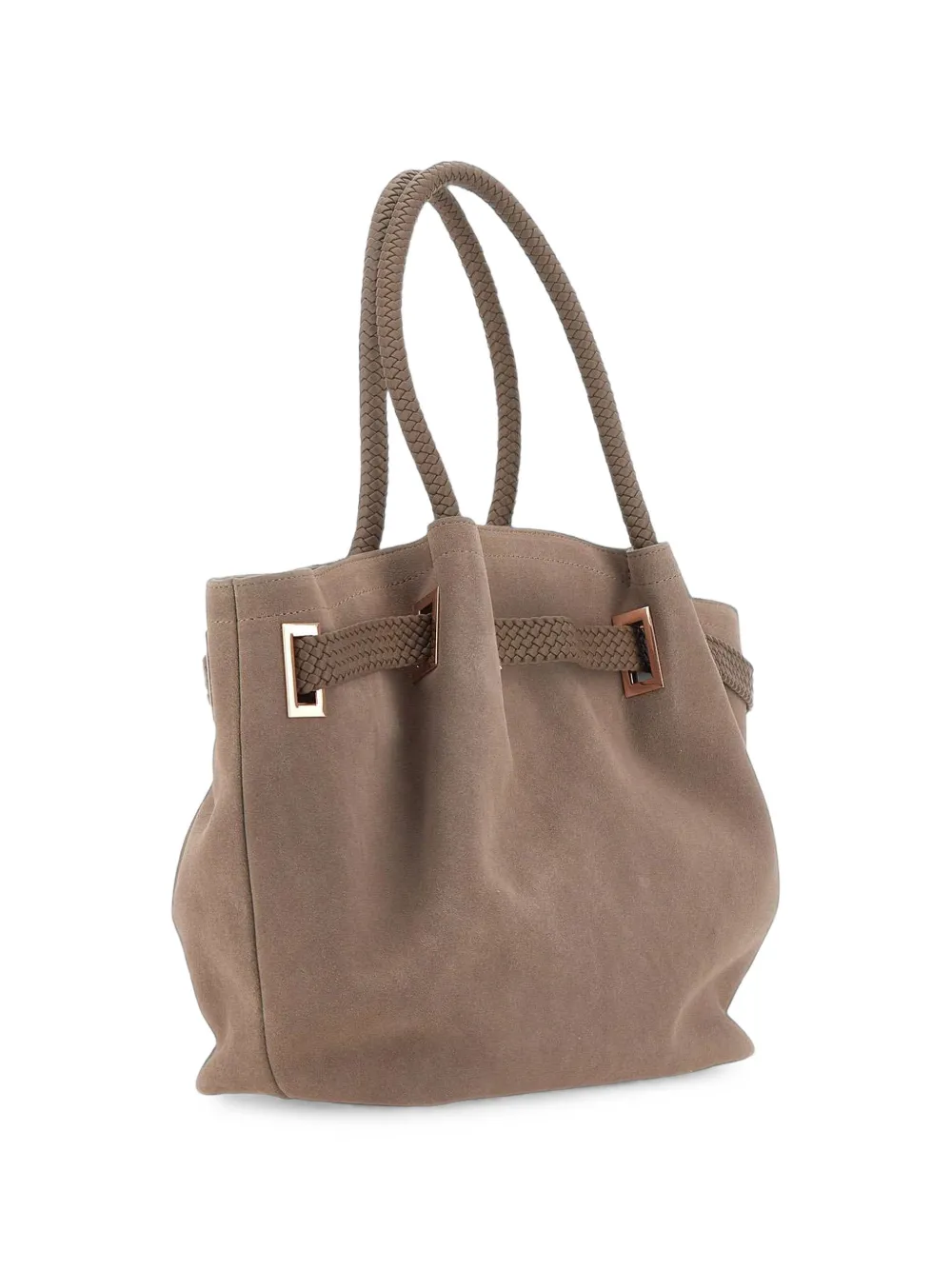 Alexander Smith L Brooke shopper met geweven inzetstuk Beige