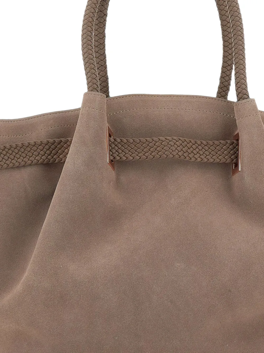 Alexander Smith L Brooke shopper met geweven inzetstuk Beige