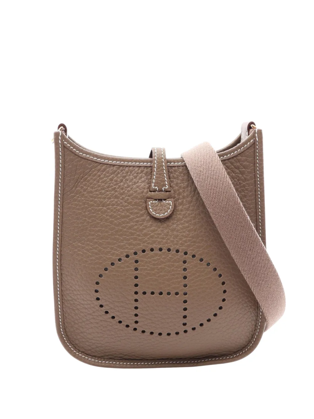 Hermès Pre-Owned 2026 Clemence Evelyne 16 Amazone crossbody bag - Marrone