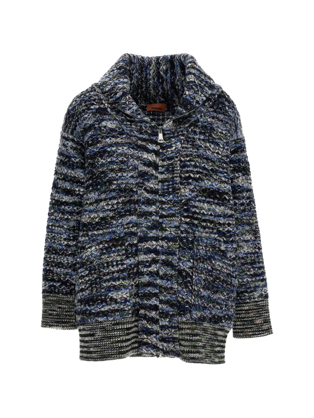 Missoni patch-pocket sweater - Blu