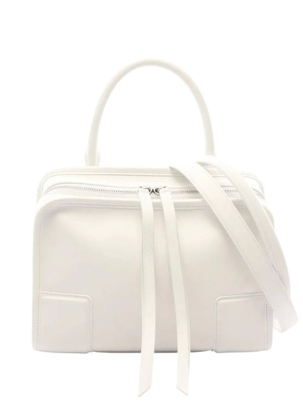 Loewe Pre-Owned 2010-2026 Small Leather Amazona 180 handbag - Bianco