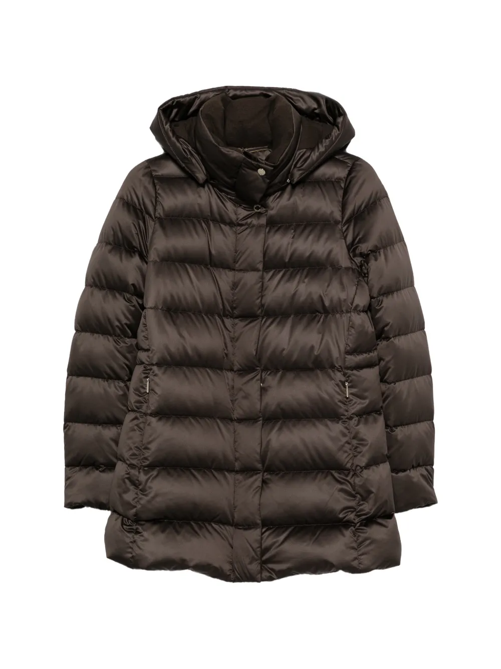 Moorer Delia hooded quilted jacket