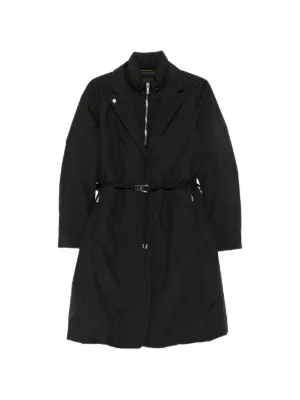 BCBG Max Azria Cotton Coat | Black | FARFETCH