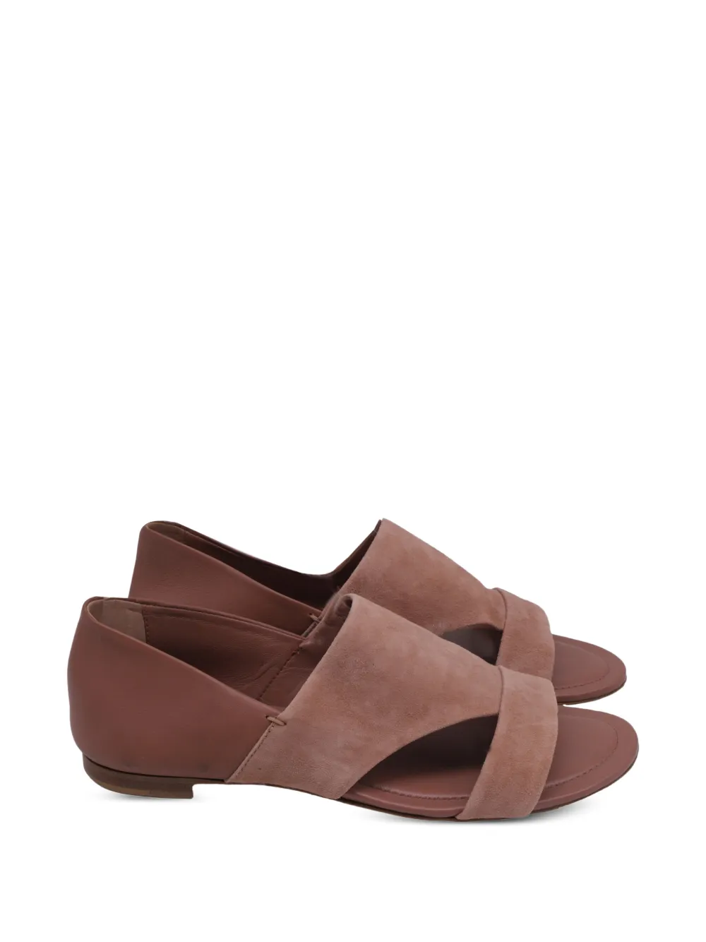 Tod's Vintage Sandalen aus Wildleder mit offener Zehenpartie - Rosa
