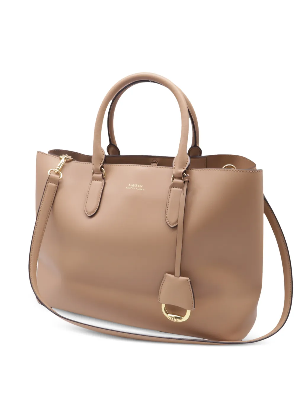 Ralph Lauren Vintage sac cartable Marcy en cuir - Tons neutres