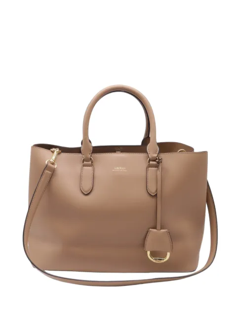 Ralph Lauren Vintage bolsa satchel Marcy de piel