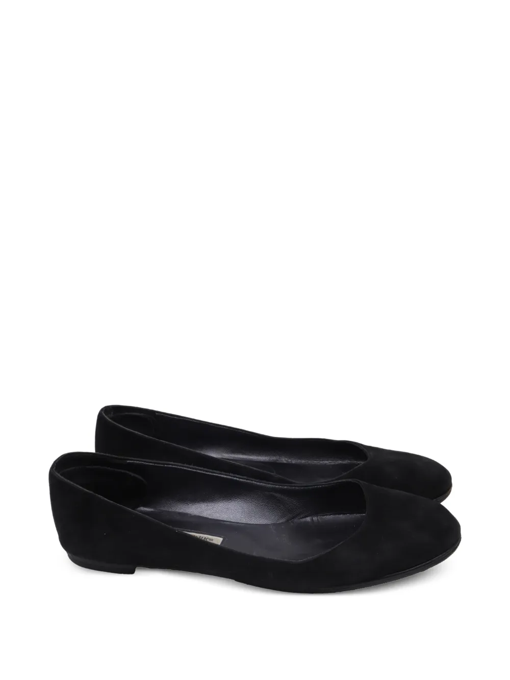 Manolo Blahnik round-toe ballet flats - Nero
