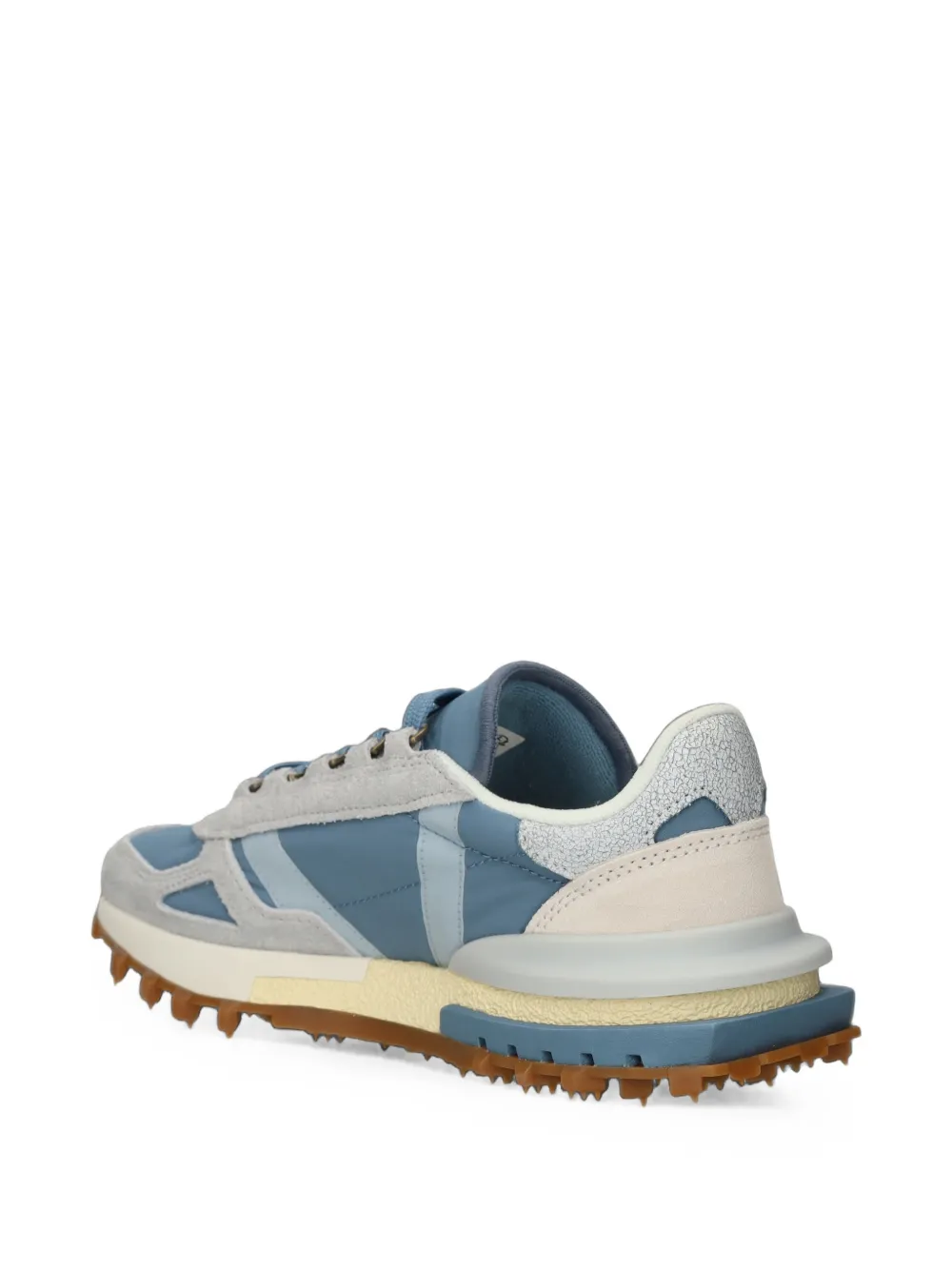 Lacoste Elite Active logo-print panelled sneakers Blauw