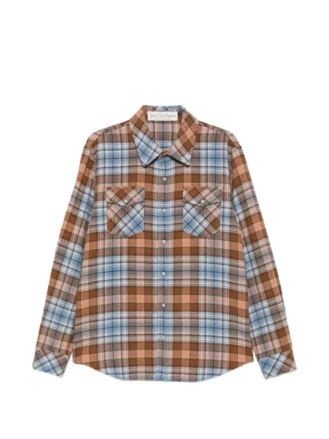 GOD'S TRUE LINEN Nomad tartan shirt