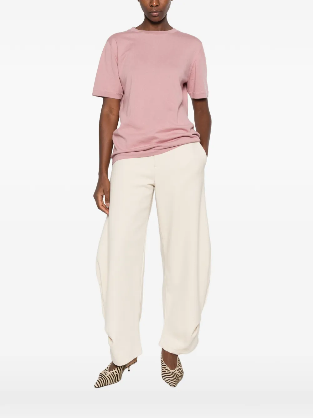 extreme cashmere James T-shirt Roze