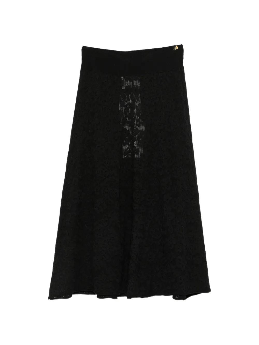 extreme cashmere jupe mi-longue Kelly en dentelle - Noir extreme cashmere jupe mi-longue Kelly en dentelle - Noir